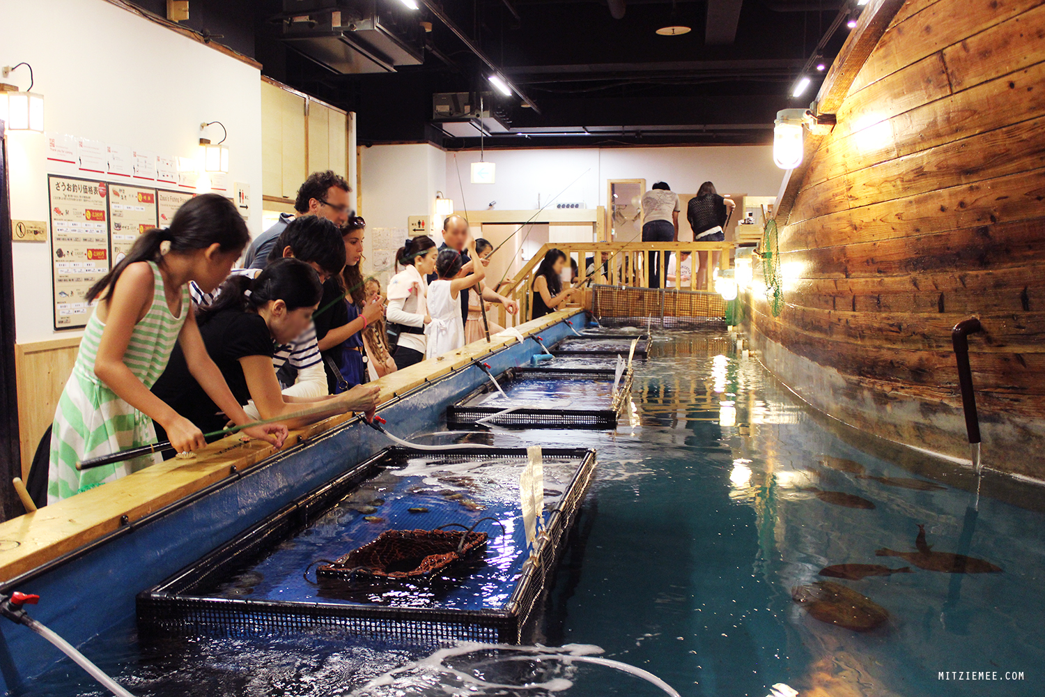 Zauo Fishing Restaurant Catch your own dinner Tokyo Blog Mitzie Mee