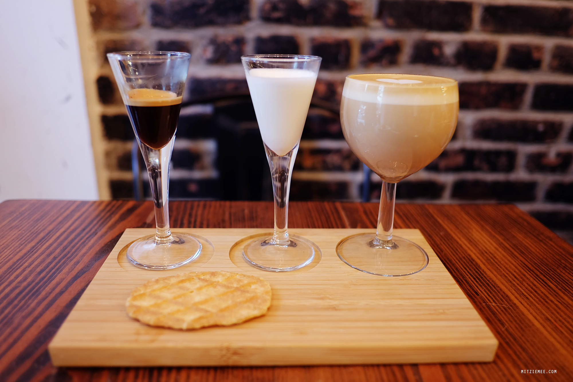 Deconstructed Latte at Coffee Project, New York